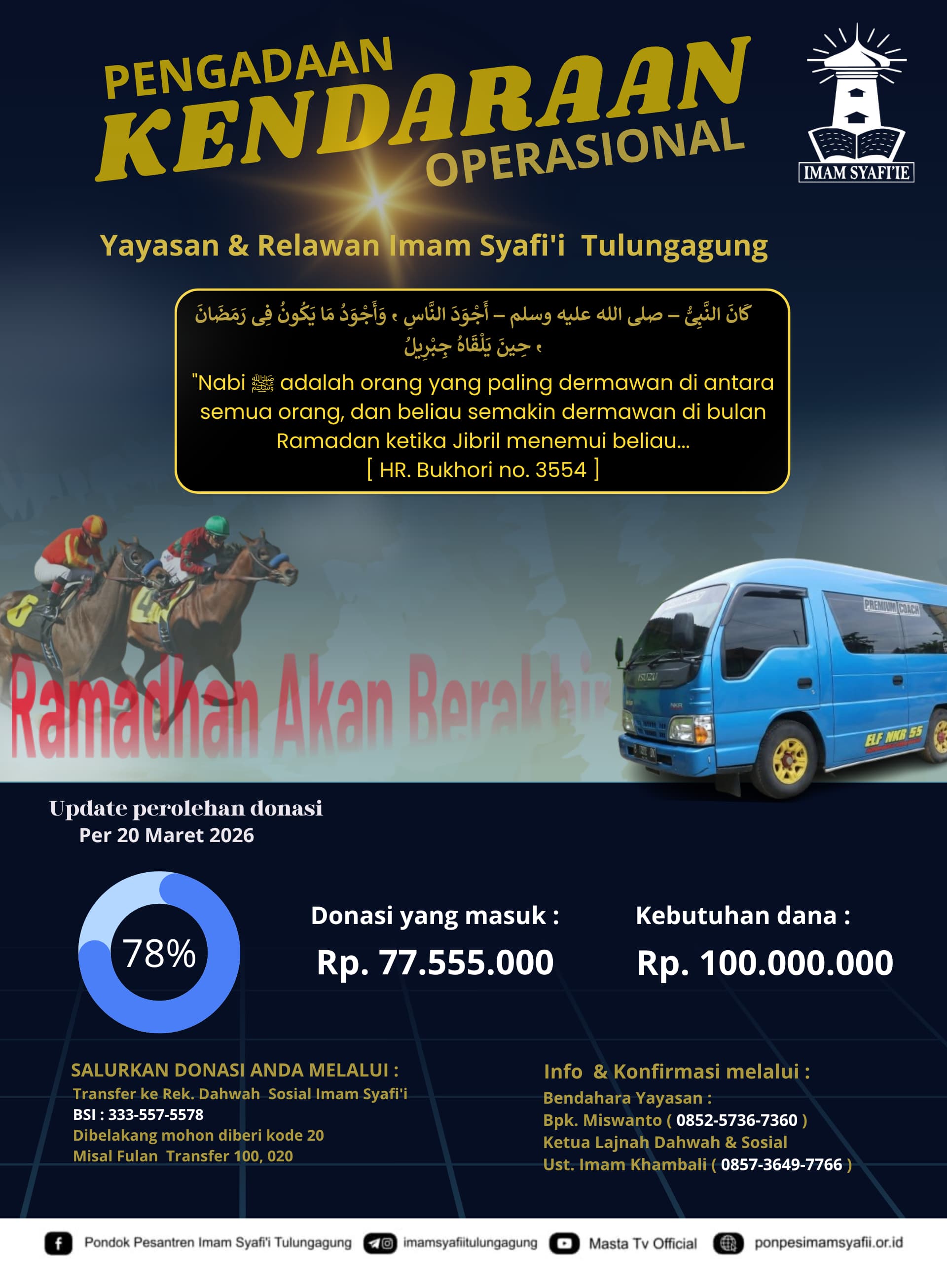 Kendaraan Operasional Relawan & Yayasan